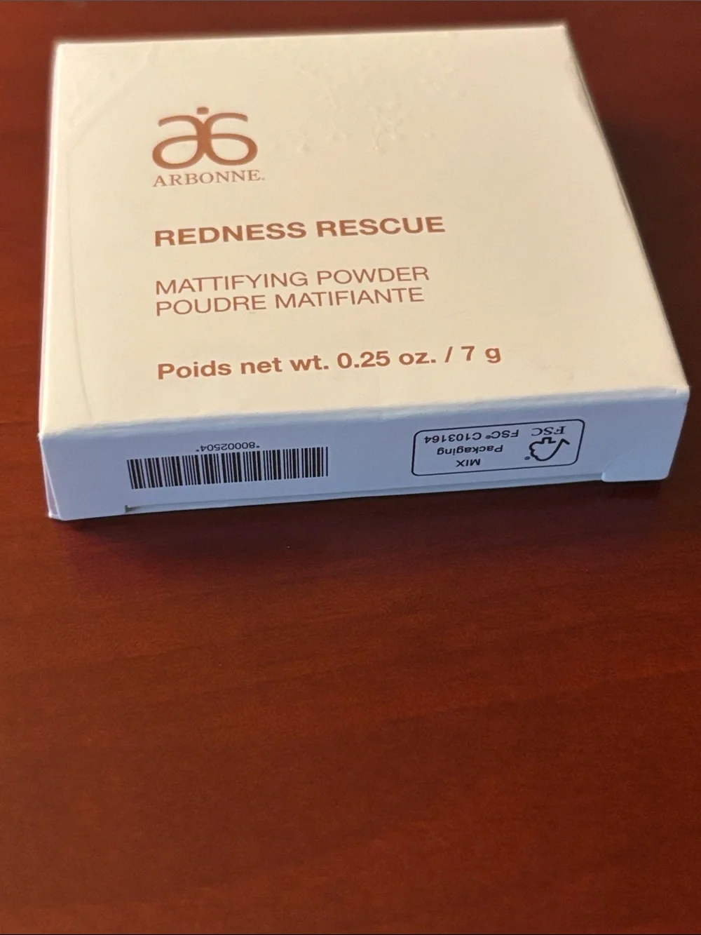 Arbonne Redness Rescue Mattifying Powder - NIB factory sealed compact rare item